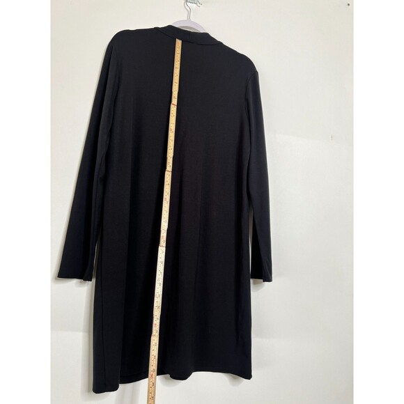 Modern Citizen Dress Womens Large Black V-Neck Midi Shift - Picture 7 of 12